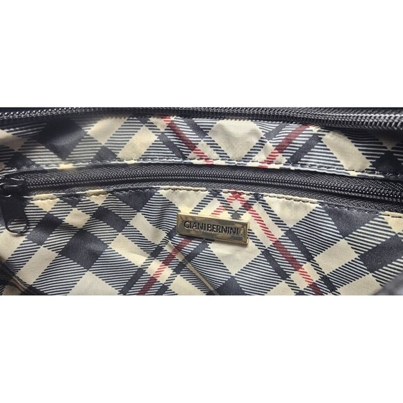 Giani Bernini Horsebit-Detail Black Pebbled Leather Equestrian Crossbody Bag - Picture 12 of 16